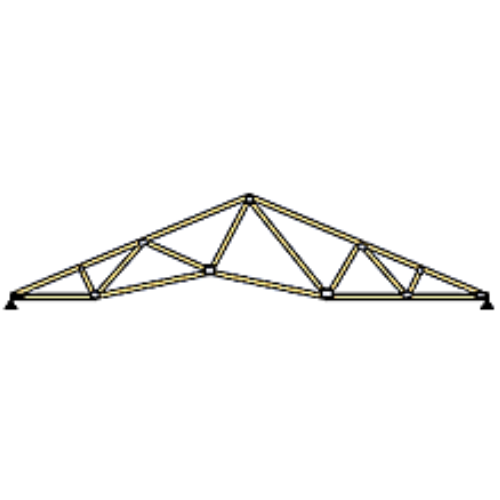 Flat Vault truss diagram