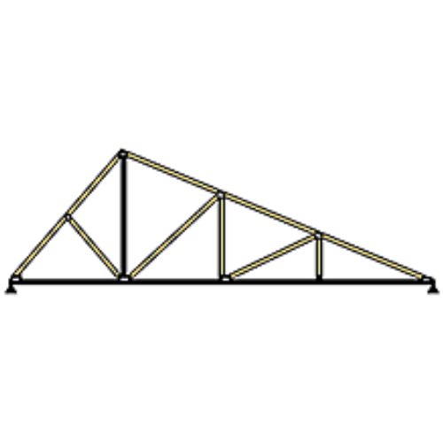 Dual Pitch truss diagam