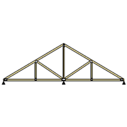 Tri-Bearing truss diagram