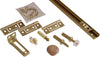 72  BRASS BIFLD HDWRE SET
