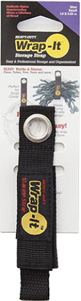 WRAP IT STORAGE STRAP MED BK