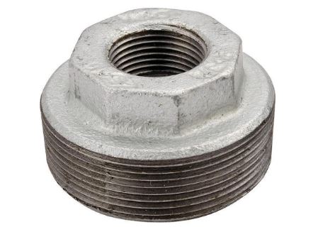 Worldwide Sourcing Galvanized Pipe Malleable Hex Bushing