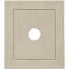 Ply Gem 8-3/16 x 8-3/16 Tan Vinyl Mounting Blocks