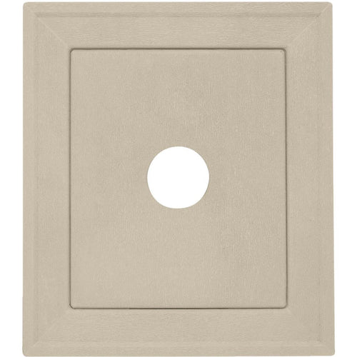 Ply Gem 8-3/16 x 8-3/16 Tan Vinyl Mounting Blocks