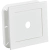 Ply Gem 8-3/16 x 8-3/16 White Vinyl Mounting Blocks
